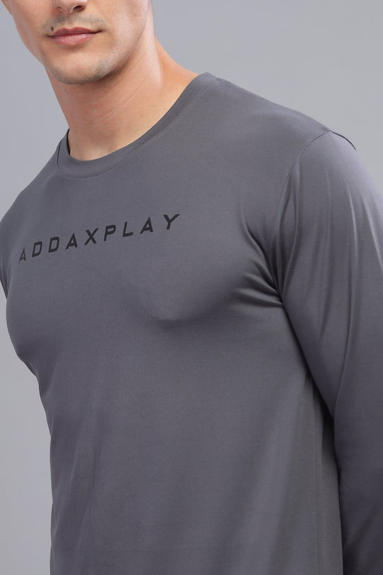 Air Cool Tee – Full Sleeve - Dark Grey