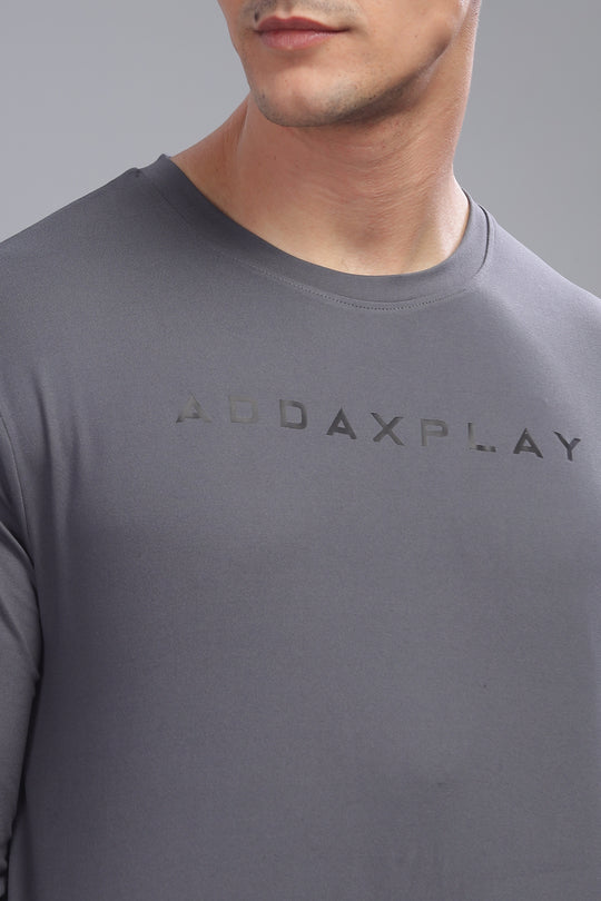Air Cool Tee – Full Sleeve - Dark Grey