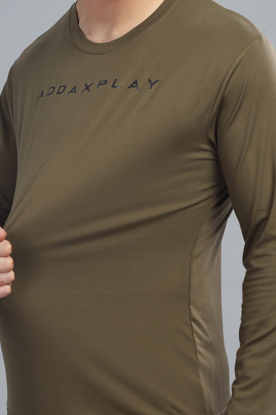 Air Cool Tee – Full Sleeve - Olive