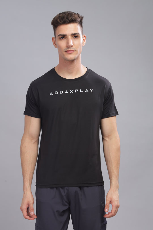 Air Cool Tee – Half Sleeve - Black