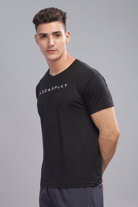 Air Cool Tee – Half Sleeve - Black