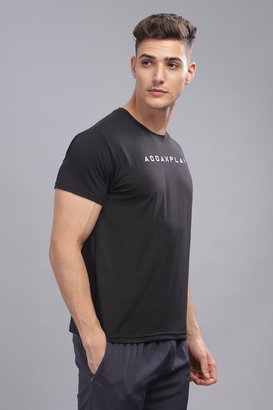 Air Cool Tee – Half Sleeve - Black