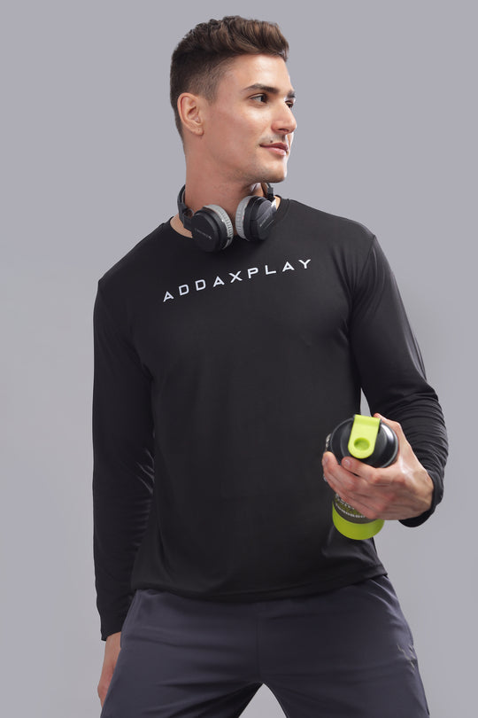 Air Cool Tee – Full Sleeve - Black