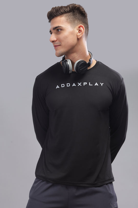 Air Cool Tee – Full Sleeve - Black