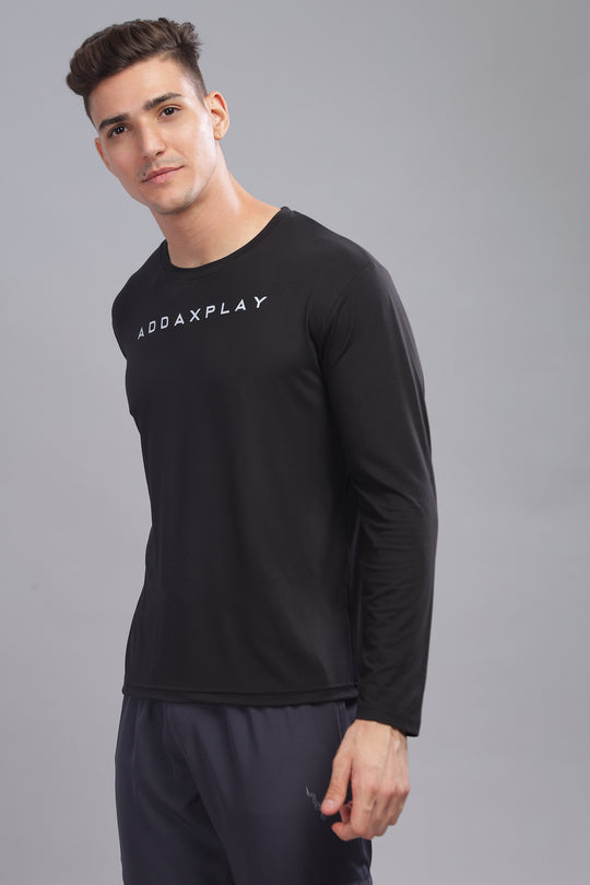 Air Cool Tee – Full Sleeve - Black