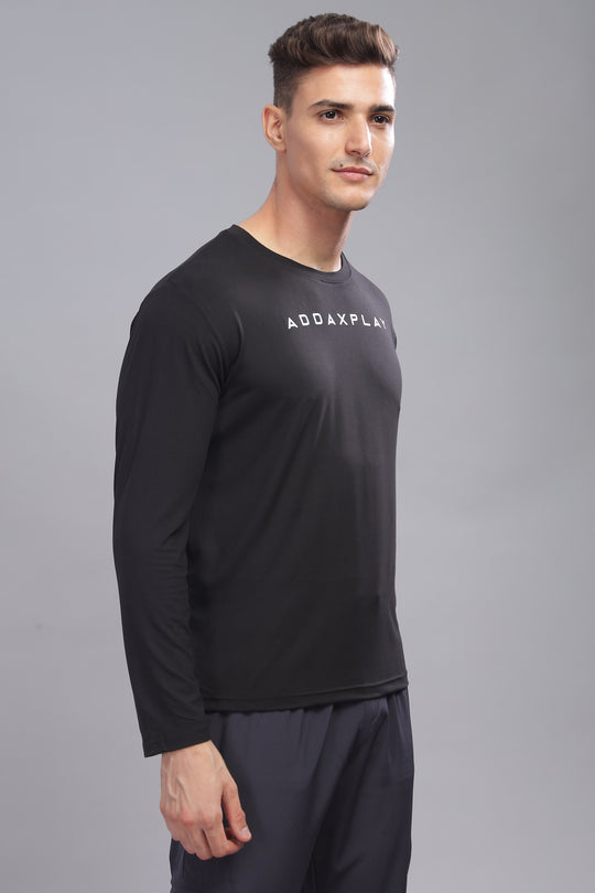 Air Cool Tee – Full Sleeve - Black