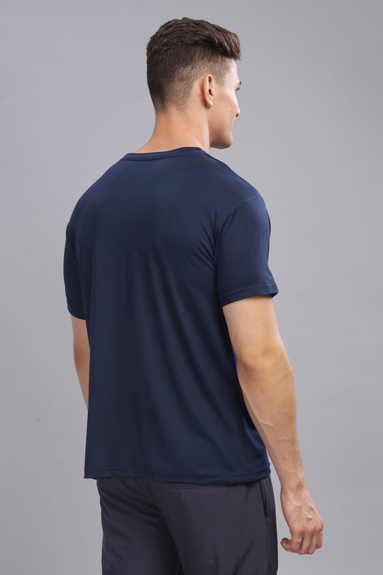 Air Cool Tee – Half Sleeve - Navy