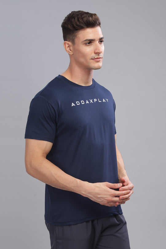 Air Cool Tee – Half Sleeve - Navy