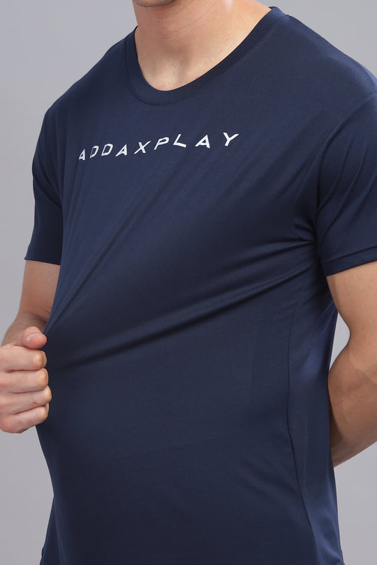 Air Cool Tee – Half Sleeve - Navy
