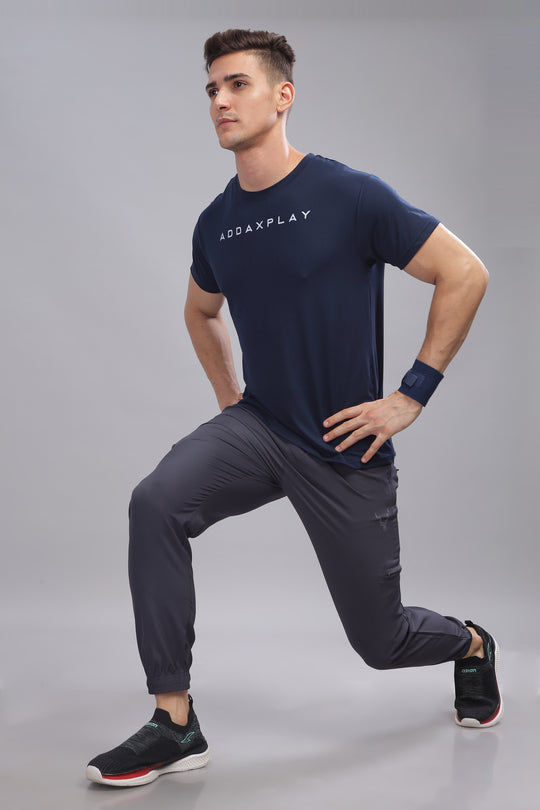 Air Cool Tee – Half Sleeve - Navy