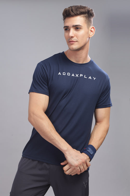 Air Cool Tee – Half Sleeve - Navy