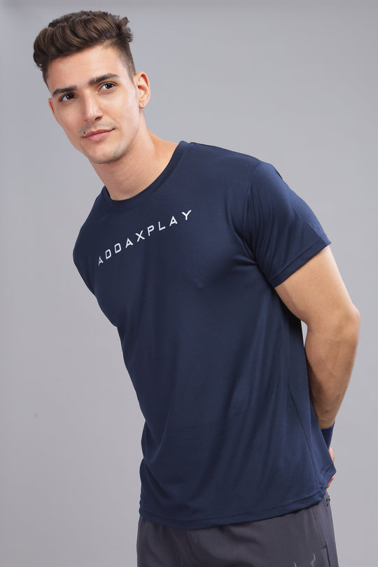 Air Cool Tee – Half Sleeve - Navy