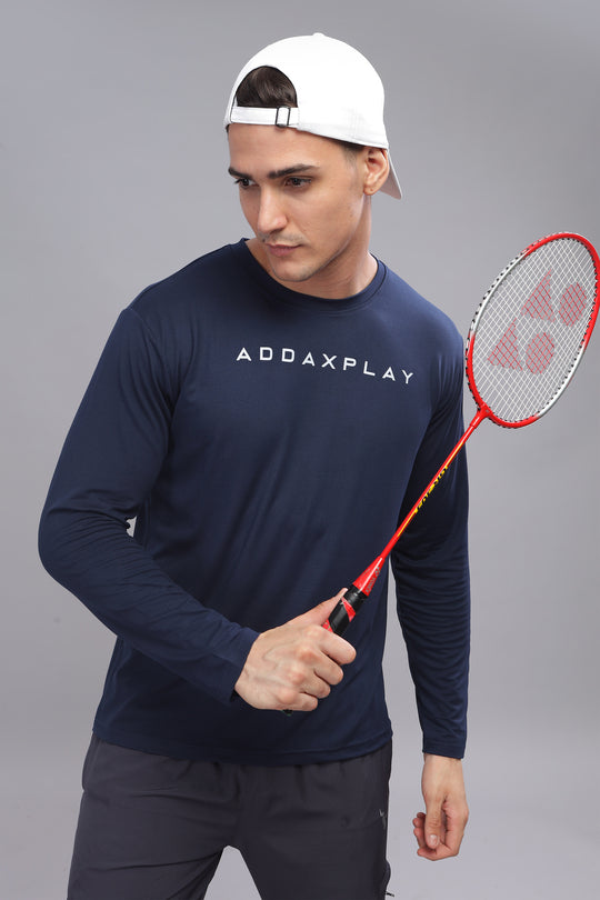 Air Cool Tee – Full Sleeve - Navy