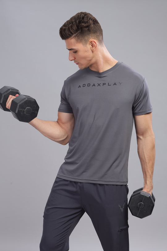 Air Cool Tee – Half Sleeve - Dark Grey