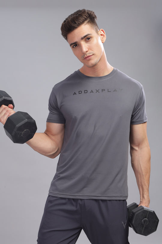 Air Cool Tee – Half Sleeve - Dark Grey