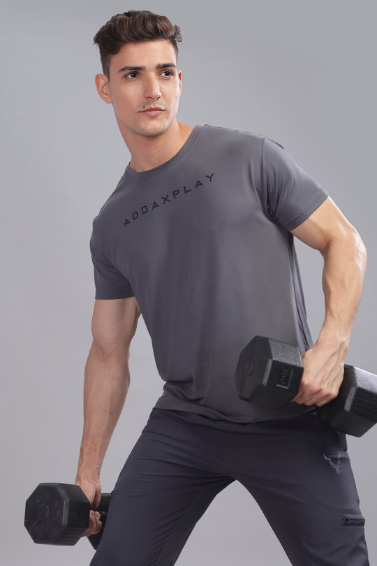 Air Cool Tee – Half Sleeve - Dark Grey