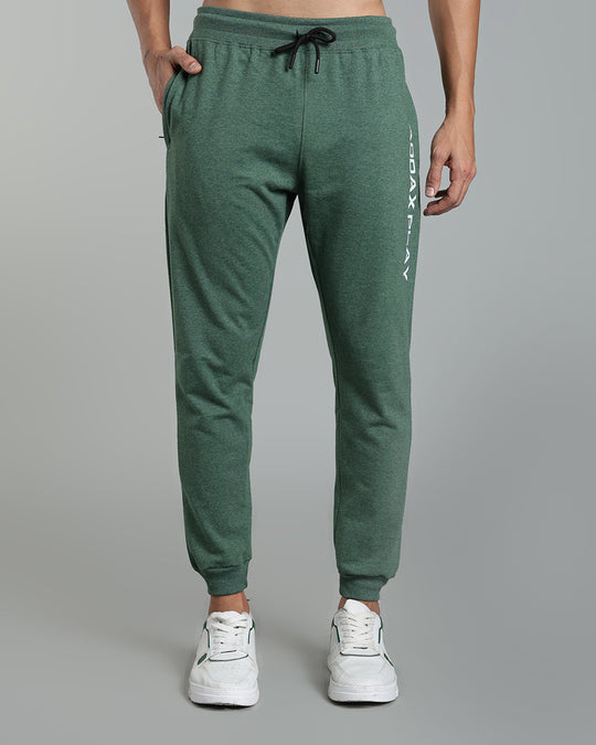Premium Men’s Cotton Jogger Pants - Classic Green