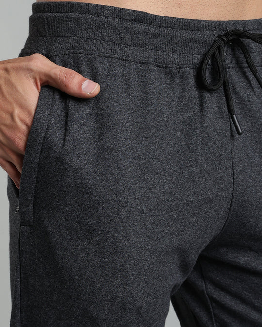 Premium Men’s Cotton Jogger Pants - Dark Grey