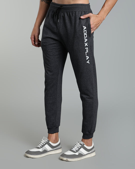 Premium Men’s Cotton Jogger Pants - Dark Grey