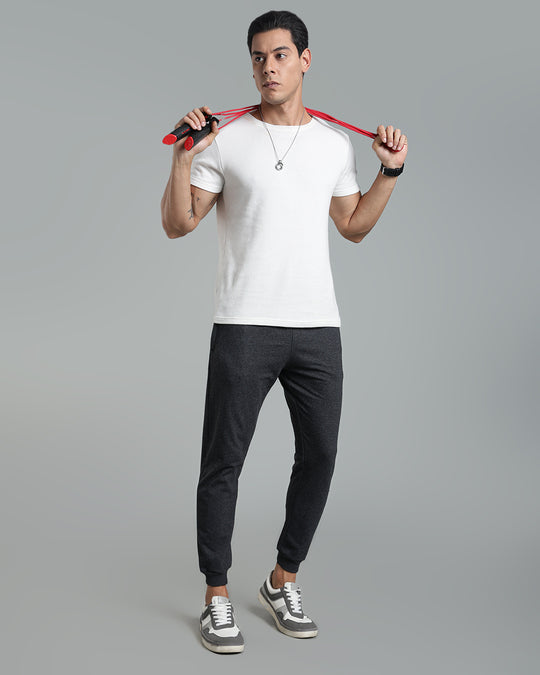 Premium Men’s Cotton Jogger Pants - Dark Grey