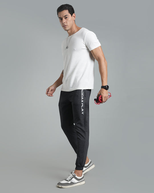 Premium Men’s Cotton Jogger Pants - Dark Grey