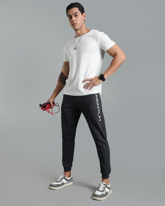 Premium Men’s Cotton Jogger Pants - Dark Grey
