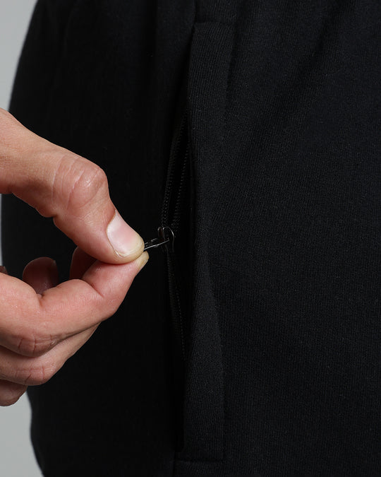 Premium Men’s Cotton Jogger Pants - Black