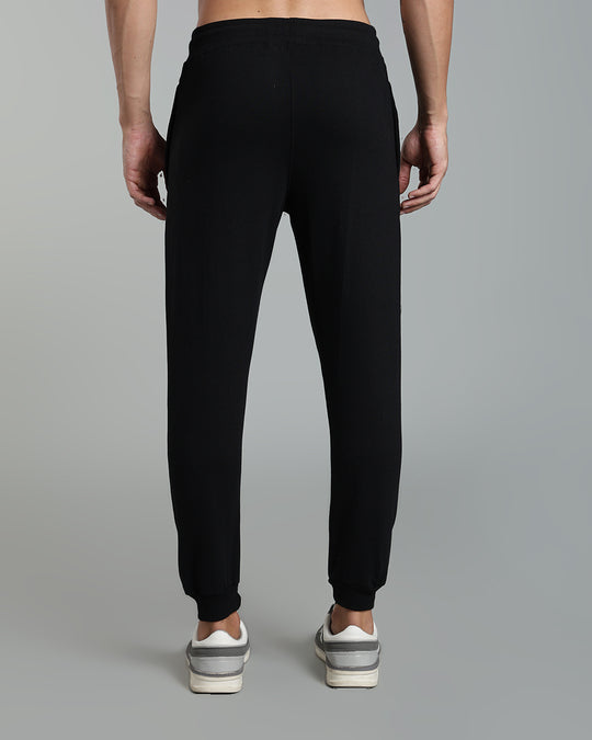 Premium Men’s Cotton Jogger Pants - Black