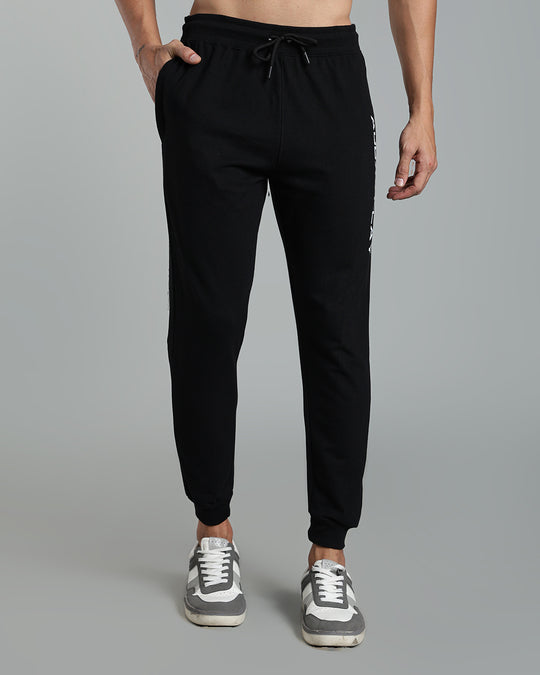 Premium Men’s Cotton Jogger Pants - Black