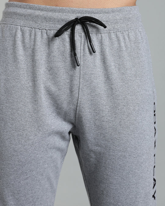 Premium Men’s Cotton Jogger Pants - Ass Grey