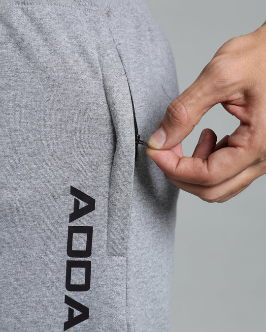 Premium Men’s Cotton Jogger Pants - Ass Grey