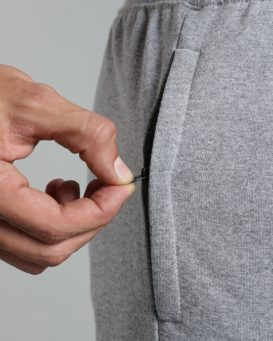 Premium Men’s Cotton Jogger Pants - Ass Grey