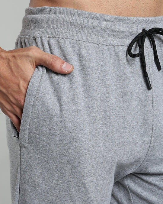 Premium Men’s Cotton Jogger Pants - Ass Grey