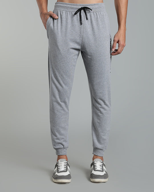 Premium Men’s Cotton Jogger Pants - Ass Grey