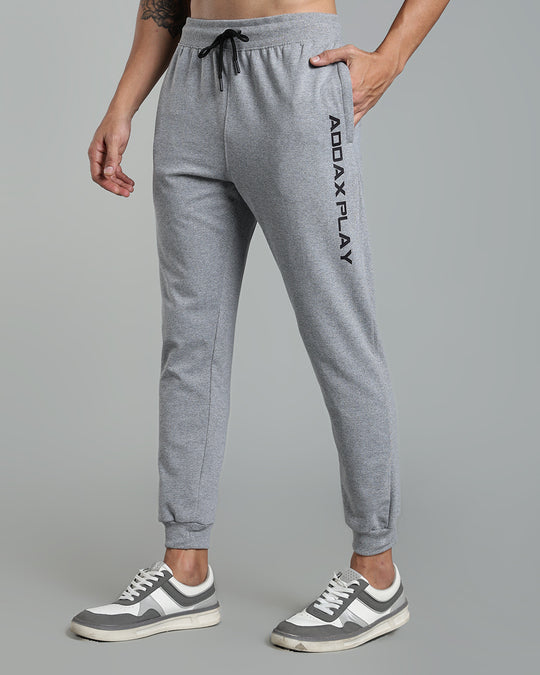 Premium Men’s Cotton Jogger Pants - Ass Grey