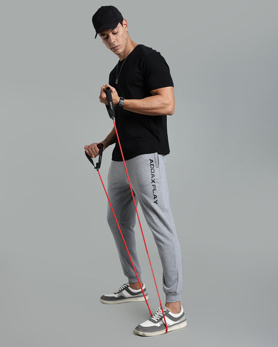 Premium Men’s Cotton Jogger Pants - Ass Grey