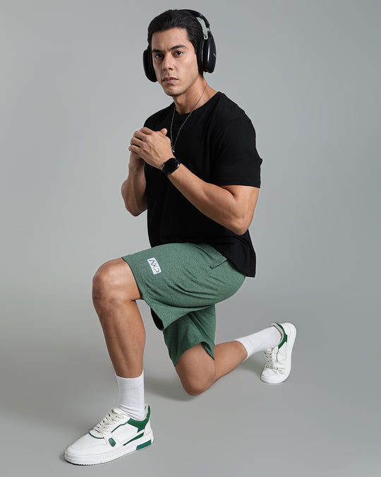 Men’s Premium Cotton Shorts - Classic Green