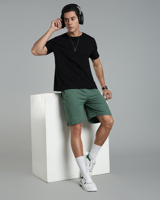 Men’s Premium Cotton Shorts - Classic Green
