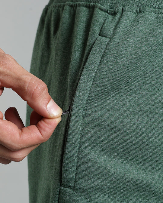 Men’s Premium Cotton Shorts - Classic Green