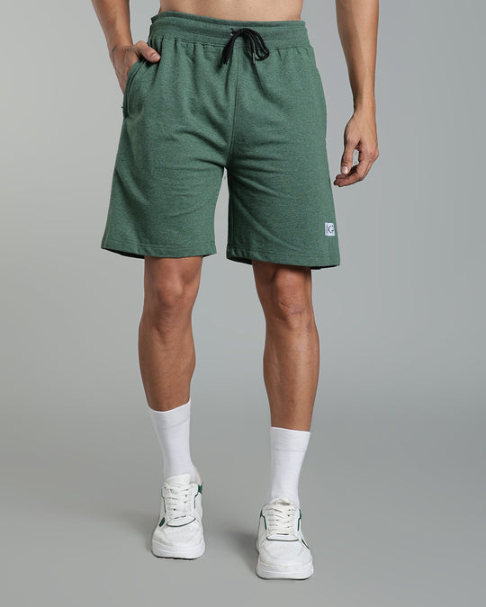 Men’s Premium Cotton Shorts - Classic Green