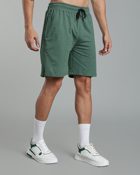 Men’s Premium Cotton Shorts - Classic Green