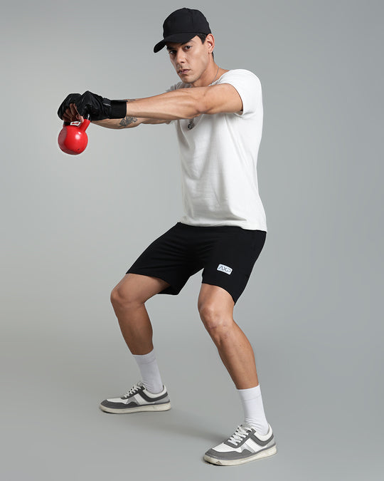 Men’s Premium Cotton Shorts  - Black