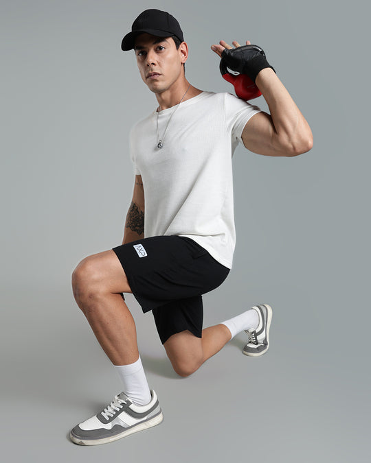 Men’s Premium Cotton Shorts  - Black