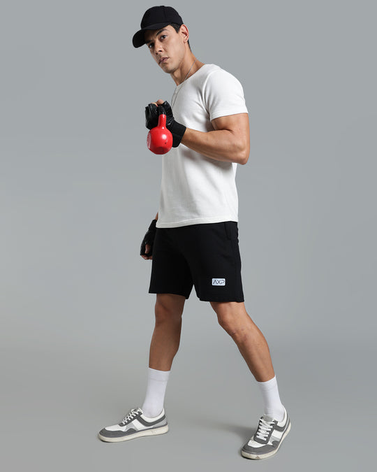 Men’s Premium Cotton Shorts  - Black