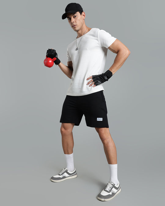 Men’s Premium Cotton Shorts  - Black
