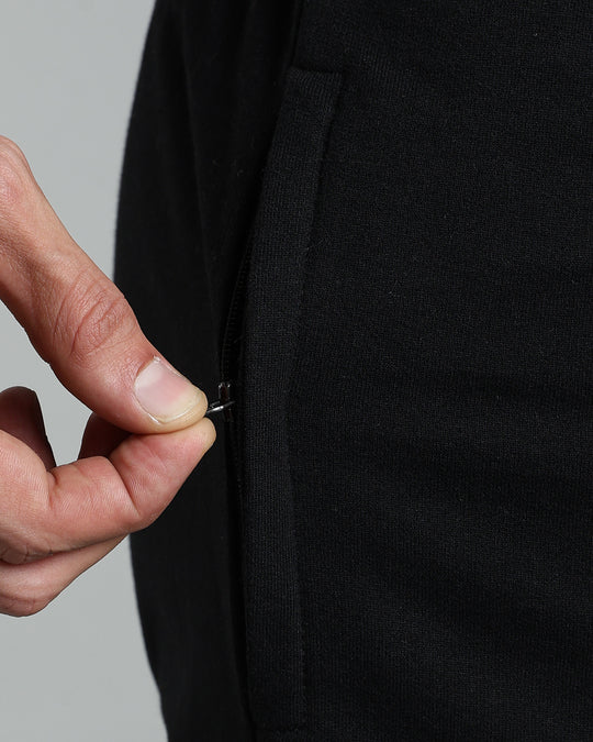 Men’s Premium Cotton Shorts  - Black