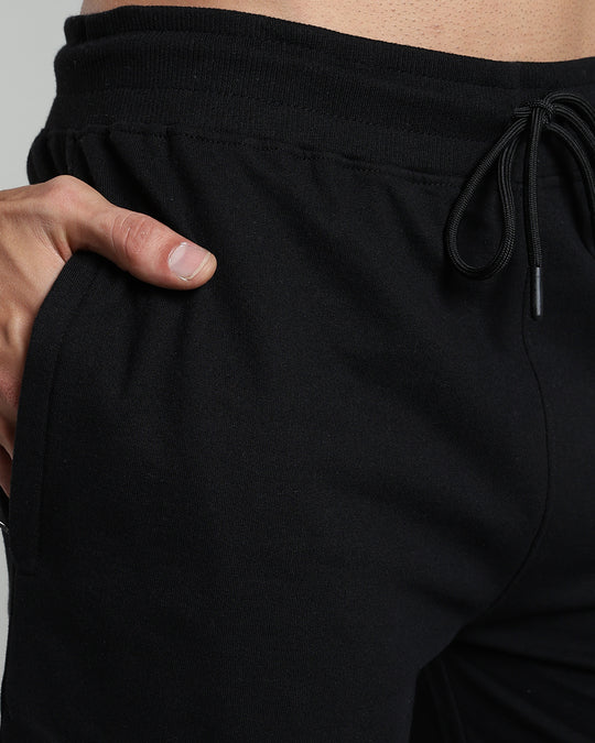 Men’s Premium Cotton Shorts  - Black