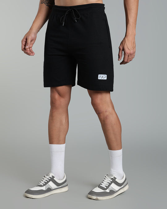 Men’s Premium Cotton Shorts  - Black