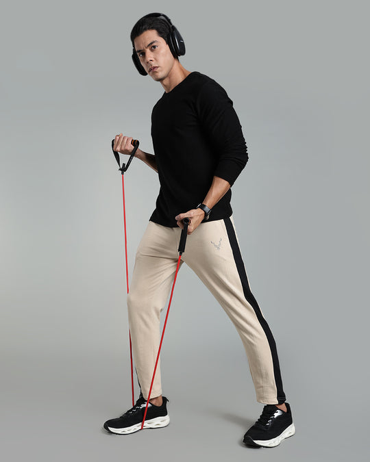 Air Lite Cotton Jogger Pants Version (2)  - Beige