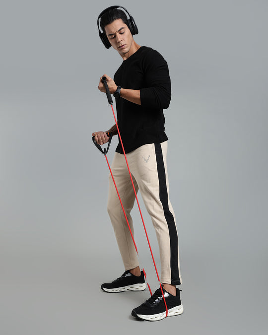 Air Lite Cotton Jogger Pants Version (2)  - Beige